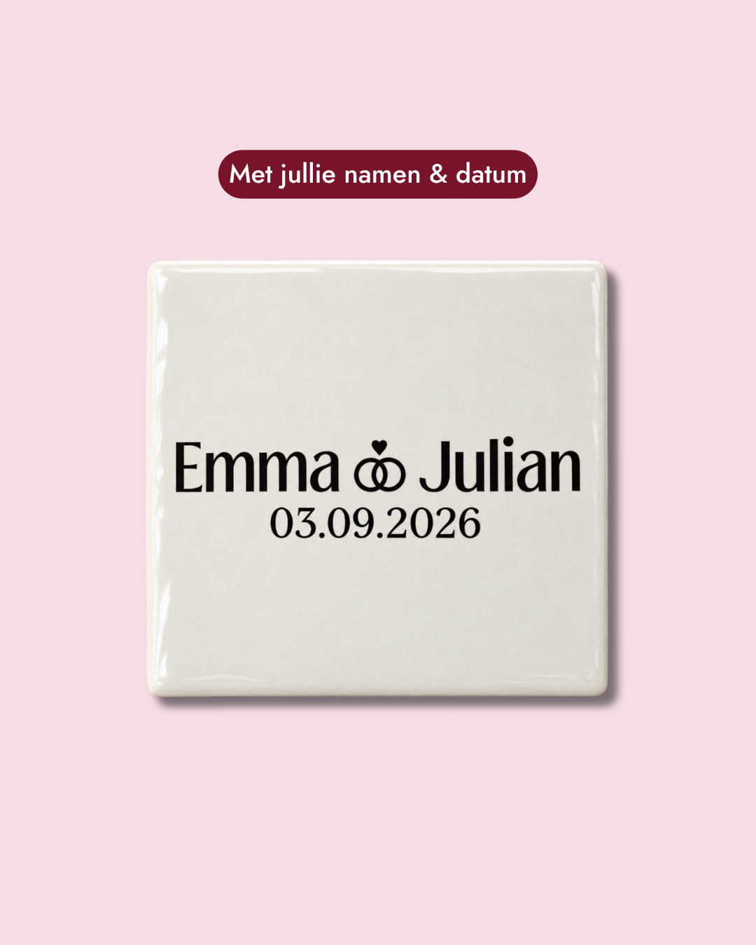 Carreau de mariage personnalisé