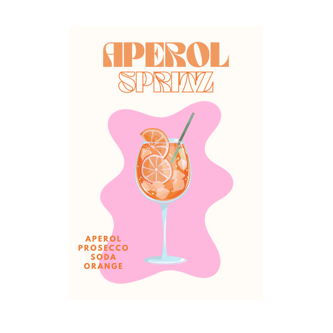 Poster Aperol Spritz A4
