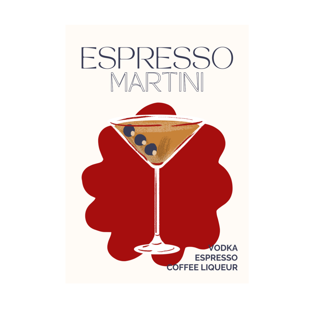 Poster Espresso Martini A4 