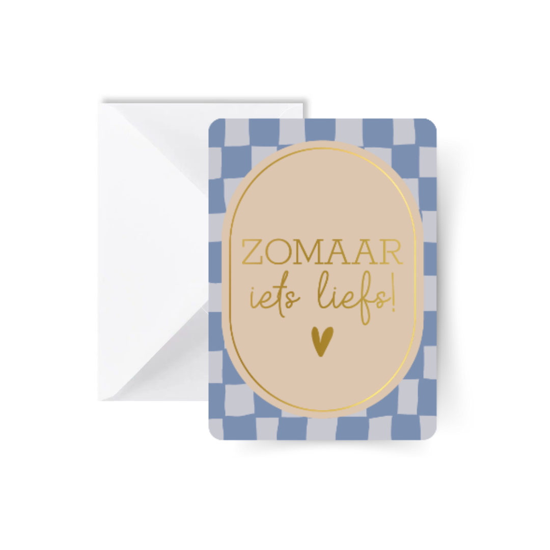 Juste une petite attention Carte avec enveloppe