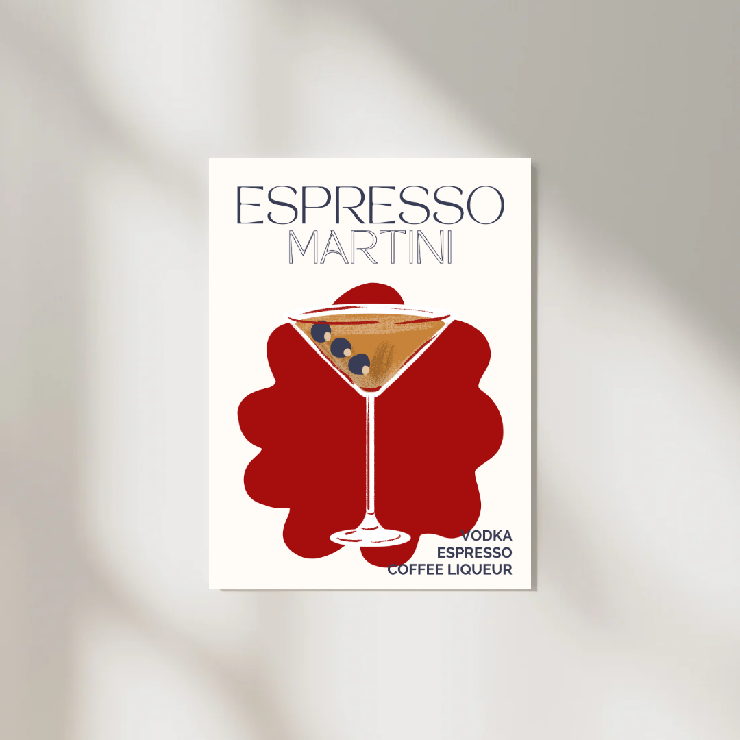 Poster Espresso Martini A4 