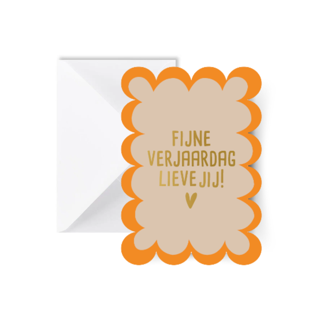 Joyeux anniversaire, ma chère ! Carte bulle avec enveloppe