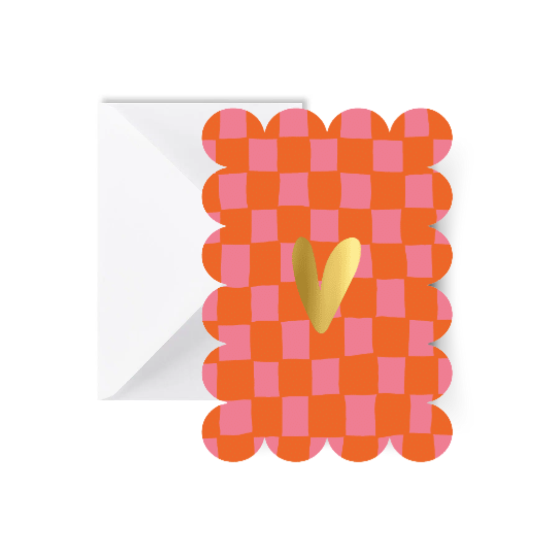 Carte Cœur Bulle avec Enveloppe