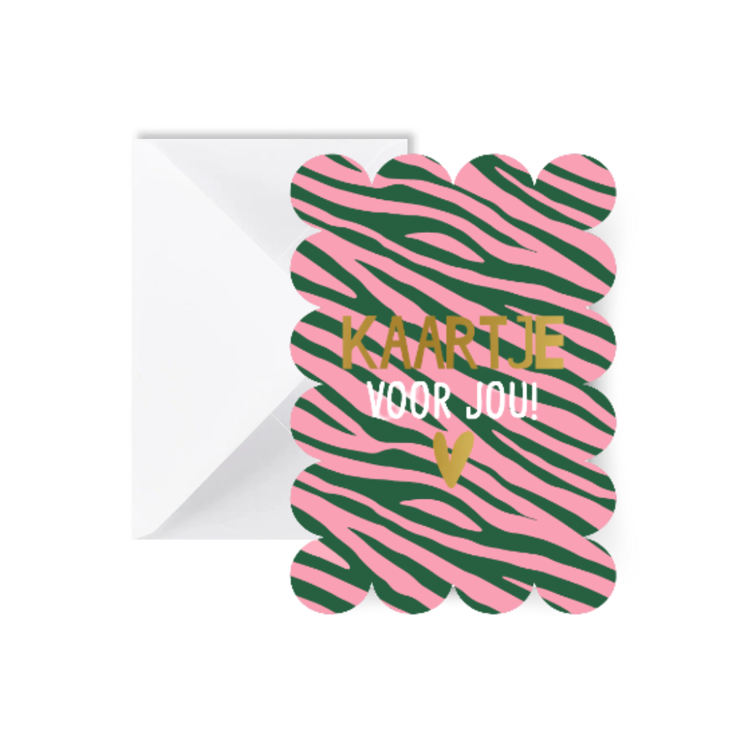 Carte pour toi ! Carte bulle avec enveloppe