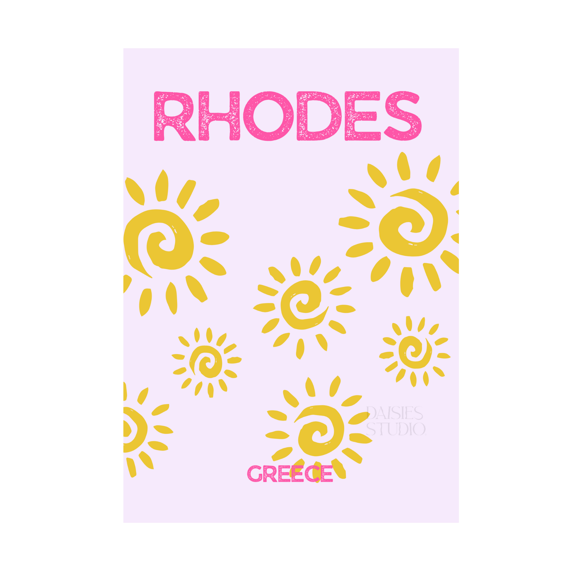 Poster Rhodes A4