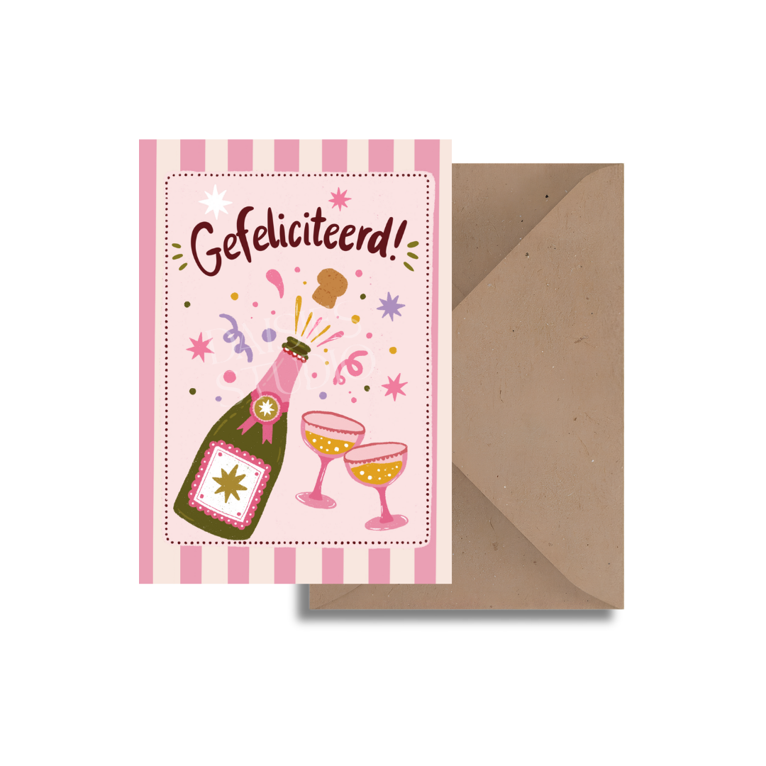 Gefeliciteerd Kaart