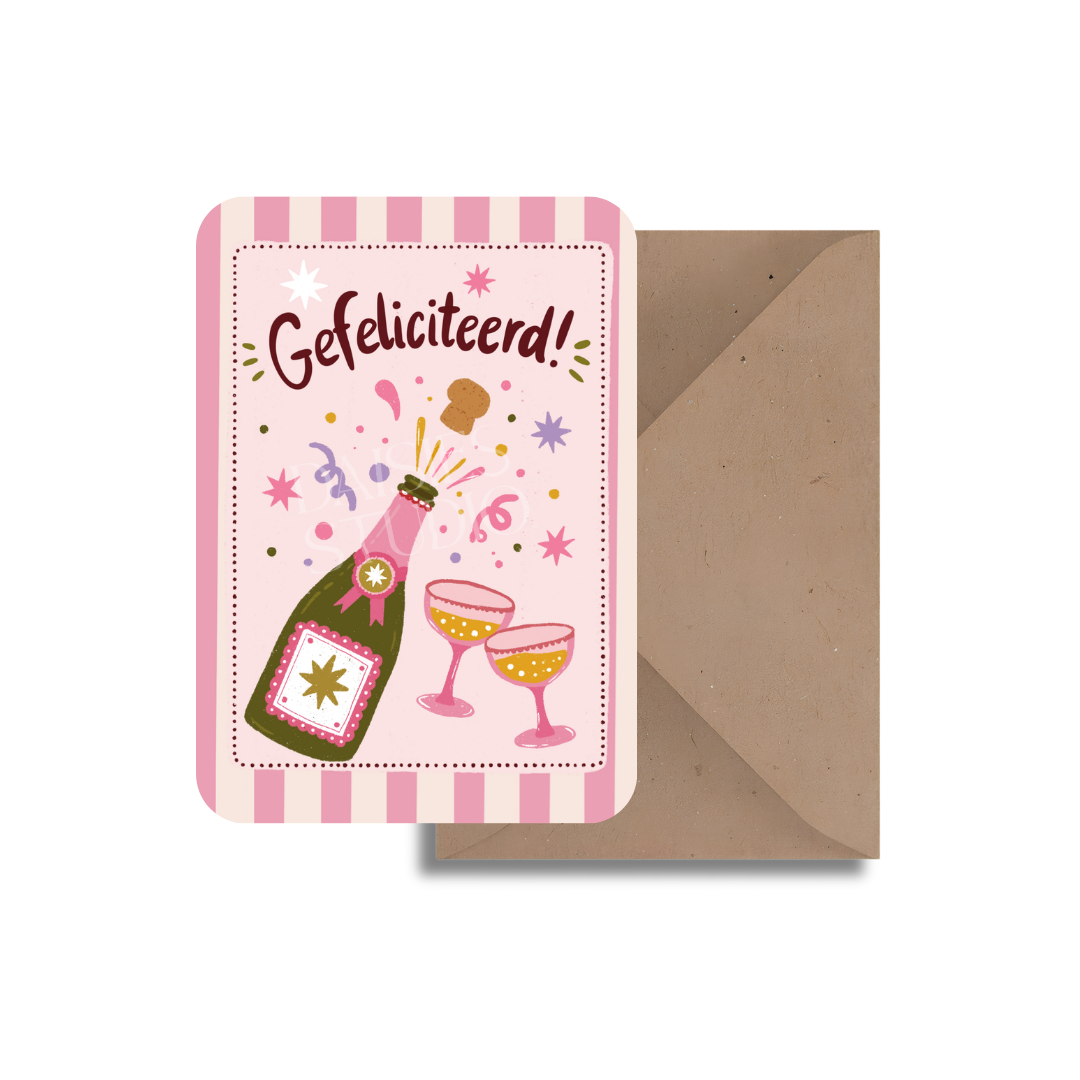 Gefeliciteerd Kaart