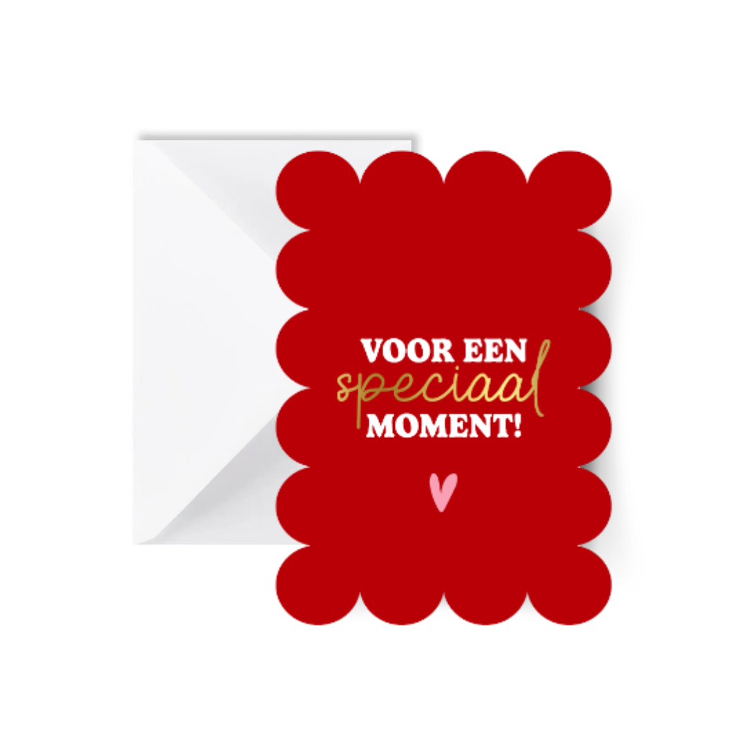 Pour un moment spécial ! Carte à bulles avec enveloppe