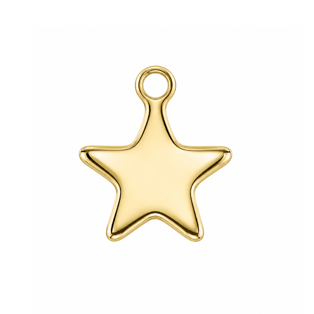 Golden Star Charm