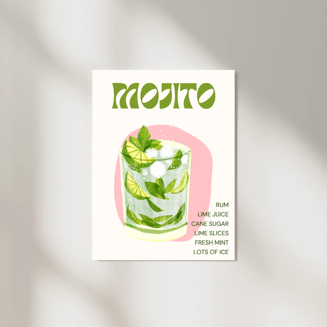 Poster A4 Mojito