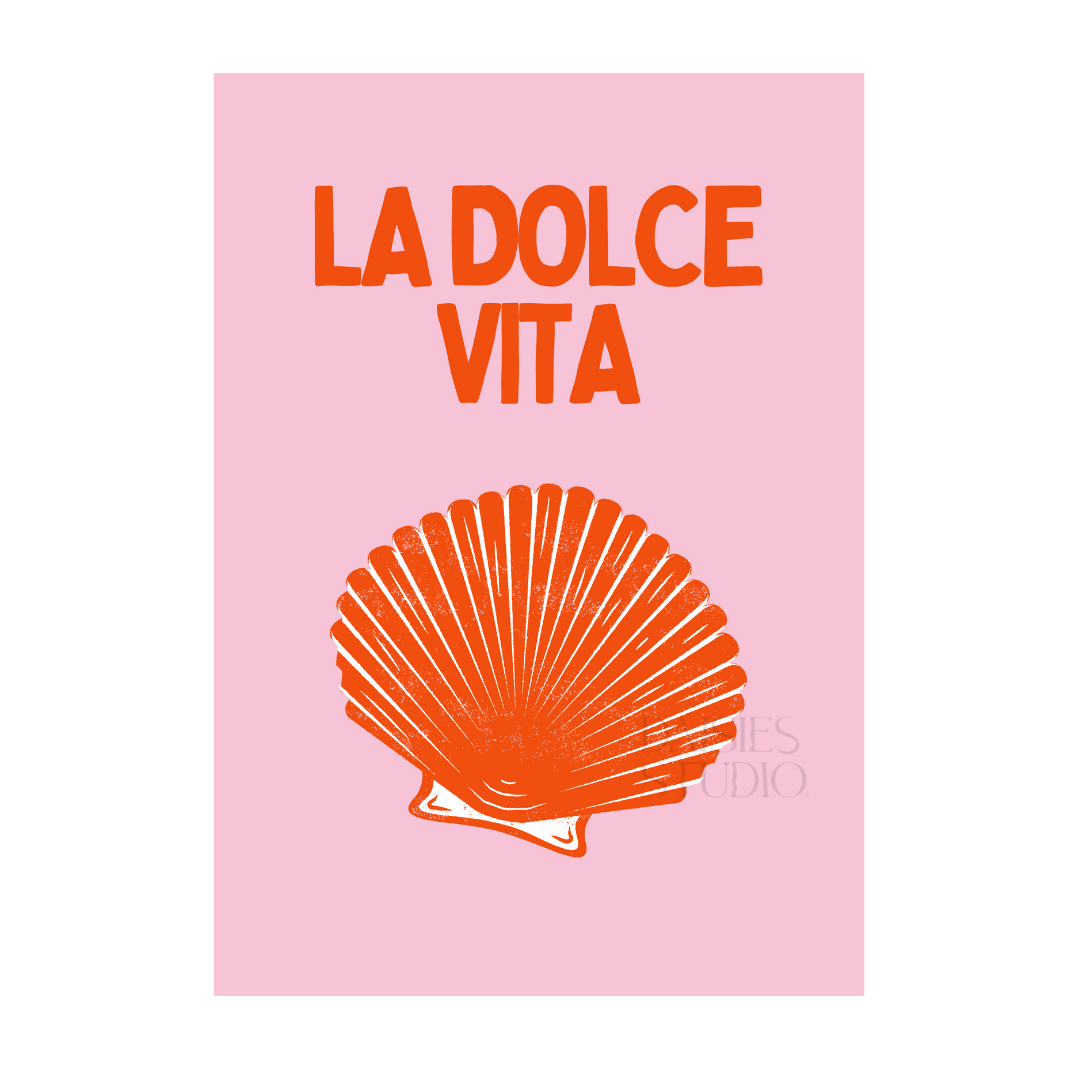 Poster La Dolce Vita A4