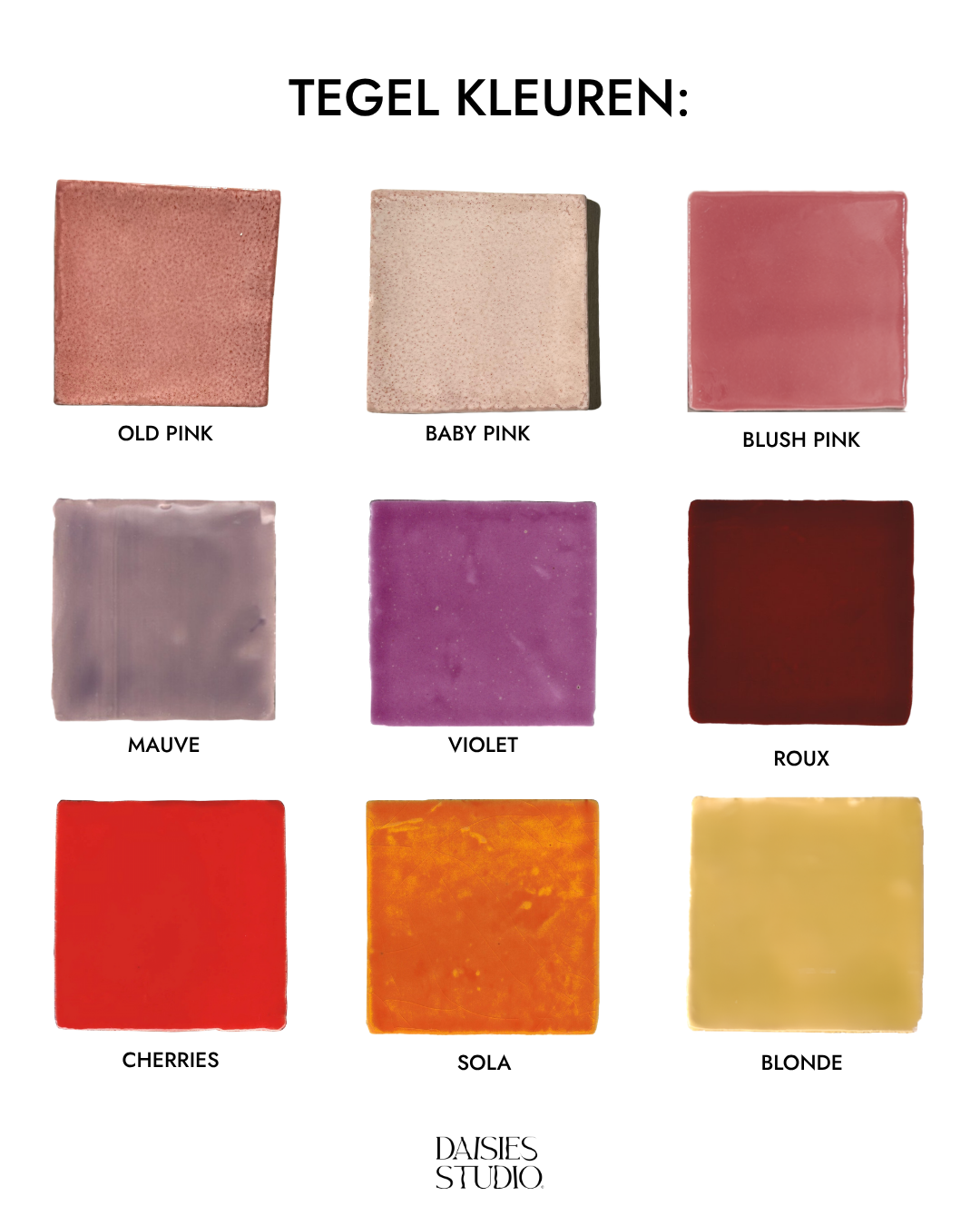 Carreau personnalisé avec cœurs et date