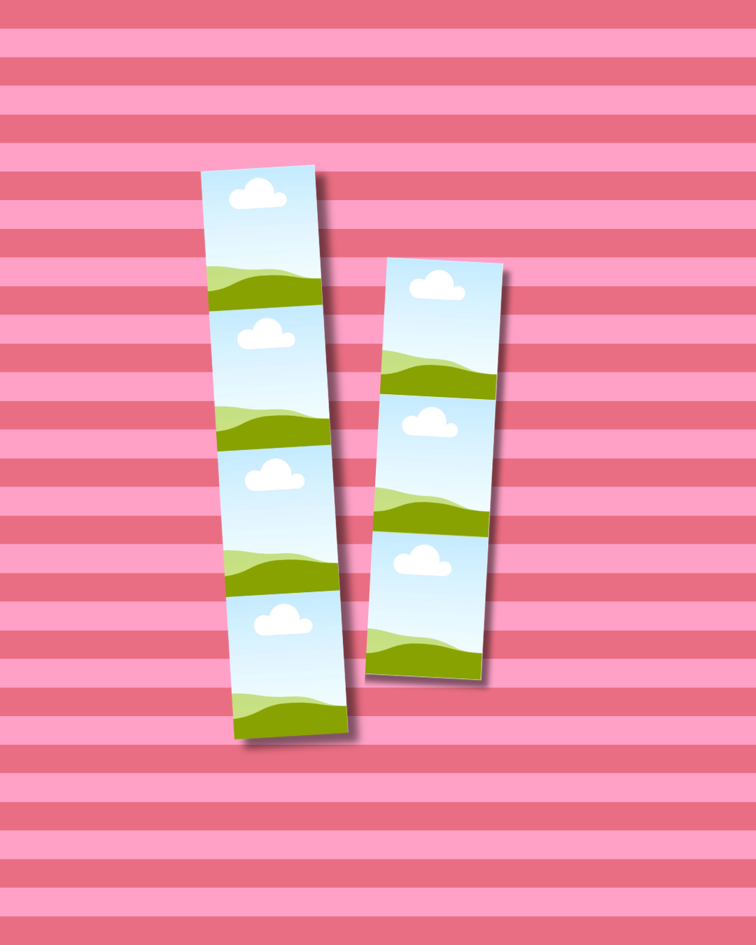 Bande photo personnalisée (3 ou 4 photos)