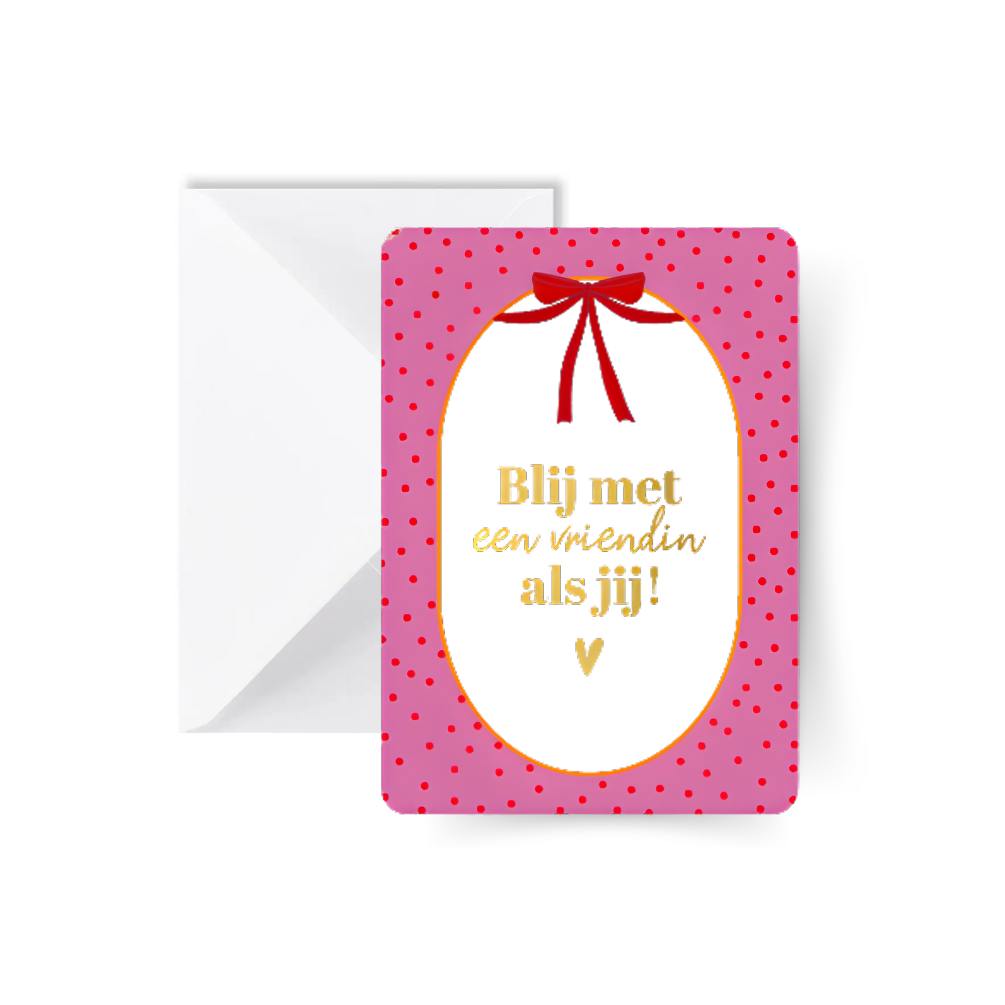 Heureuse d'avoir une amie comme toi ! Carte avec enveloppe