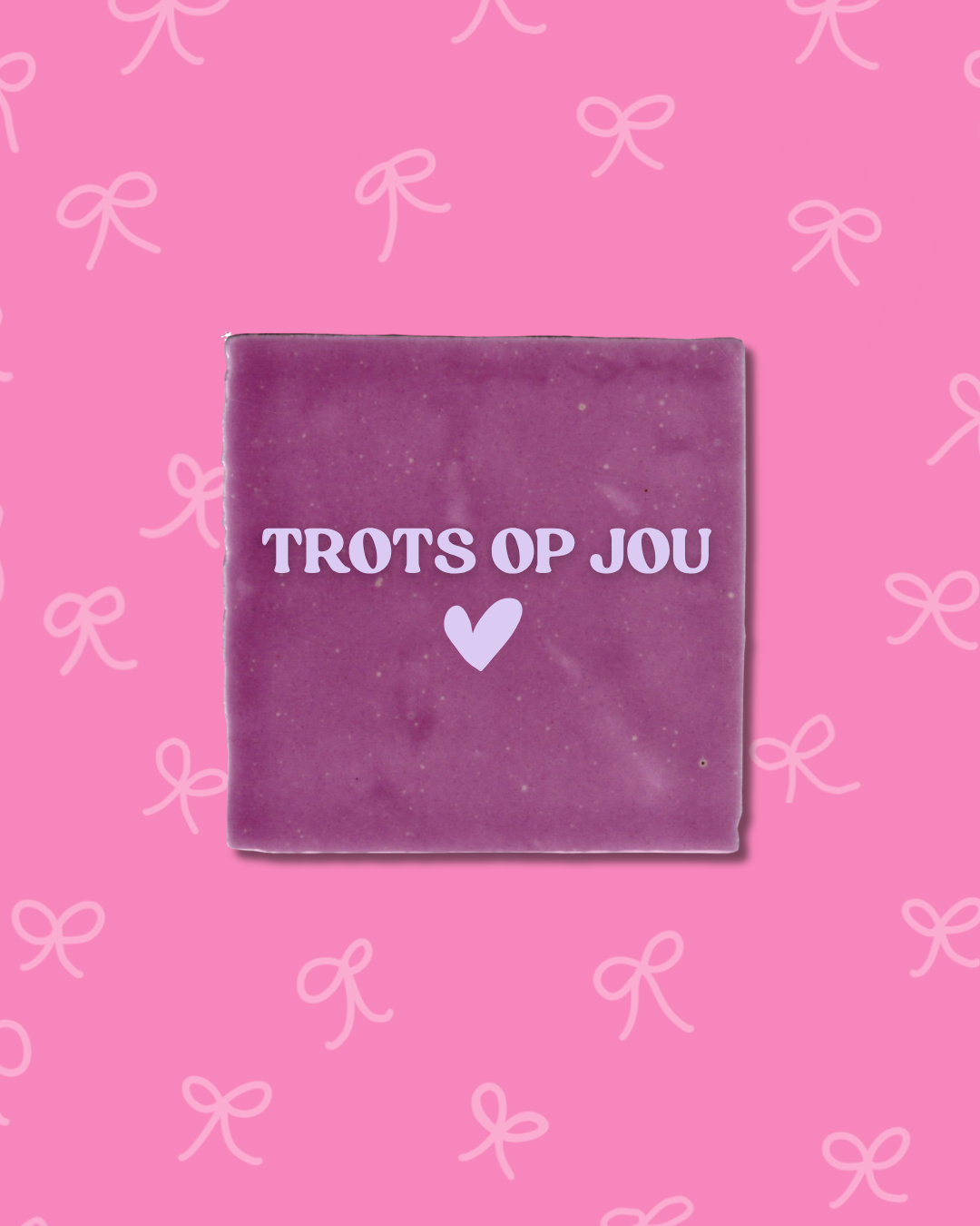 Carreau Personnalisé avec Texte & Icône