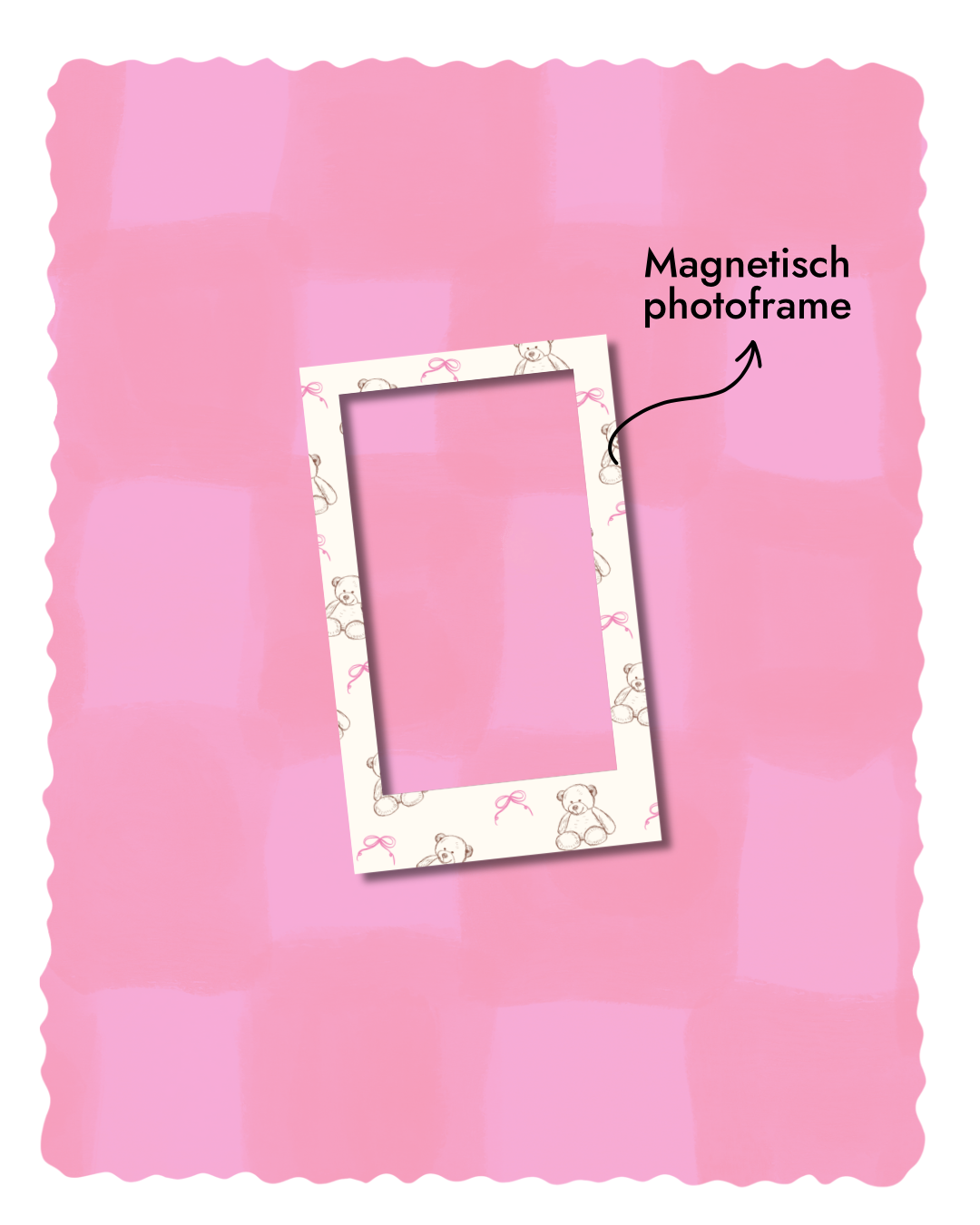 Cadre Photo Magnétique Teddy – Portrait Polaroid