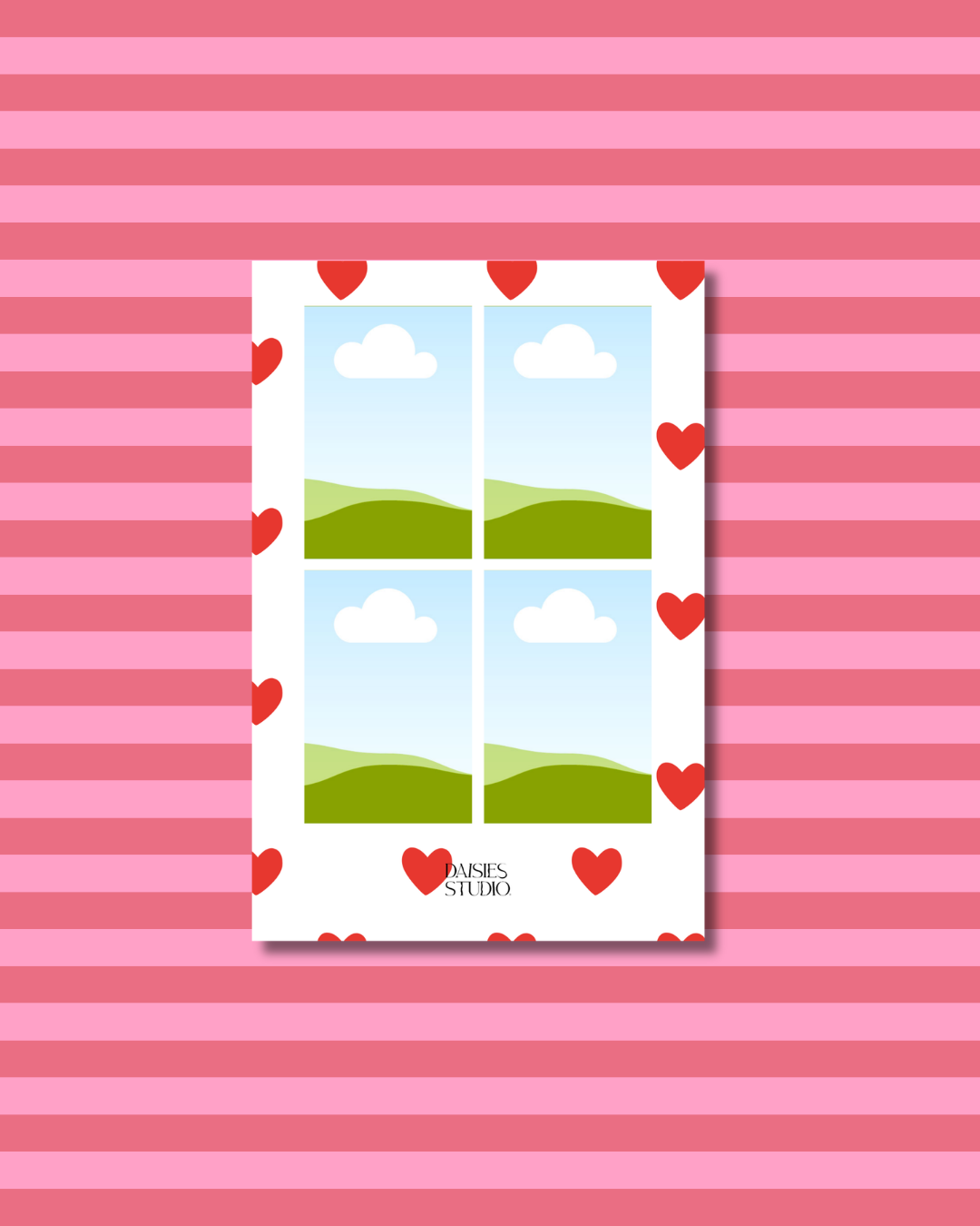 Photoprint Hearts personnalisée (10 x 15 cm)