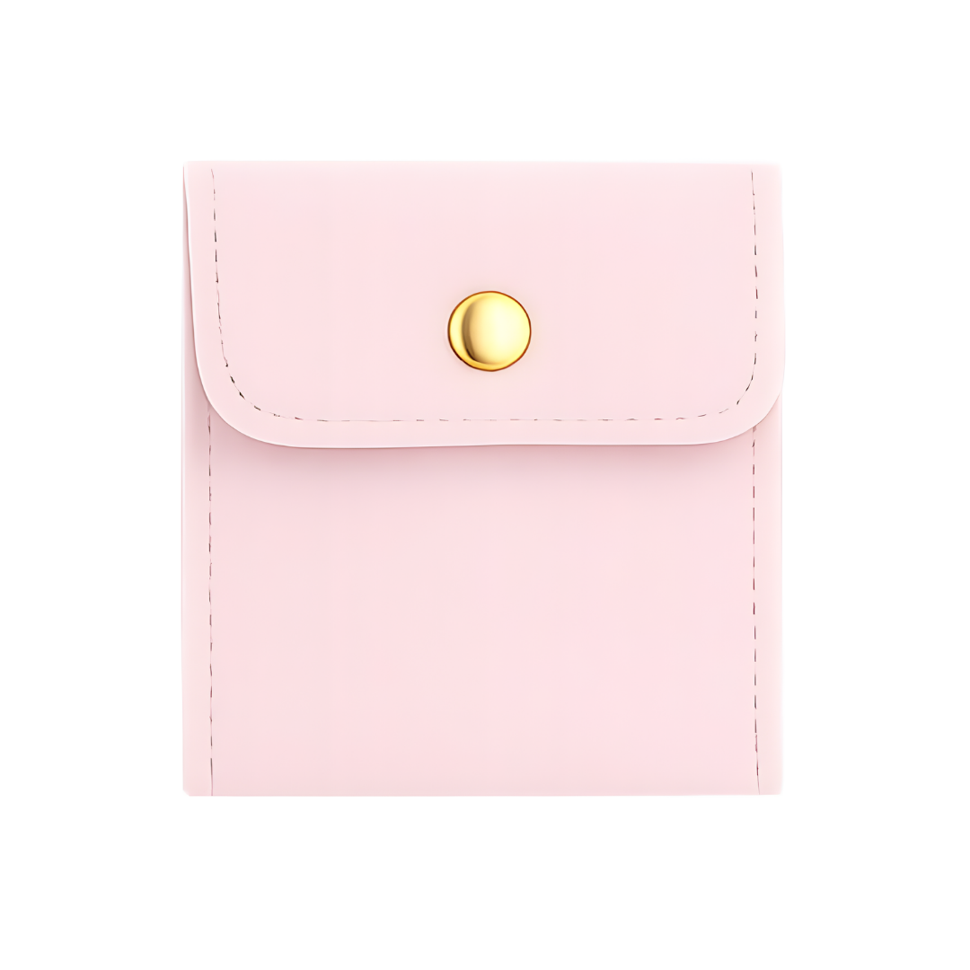 Pochette à bijoux rose