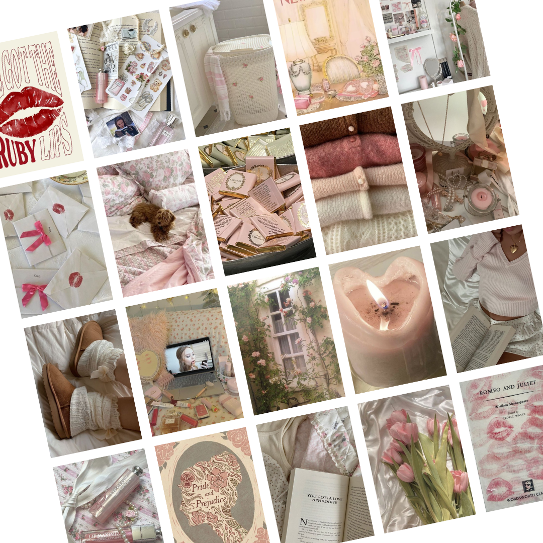 Lot de collages Coquette Girl (20 impressions)