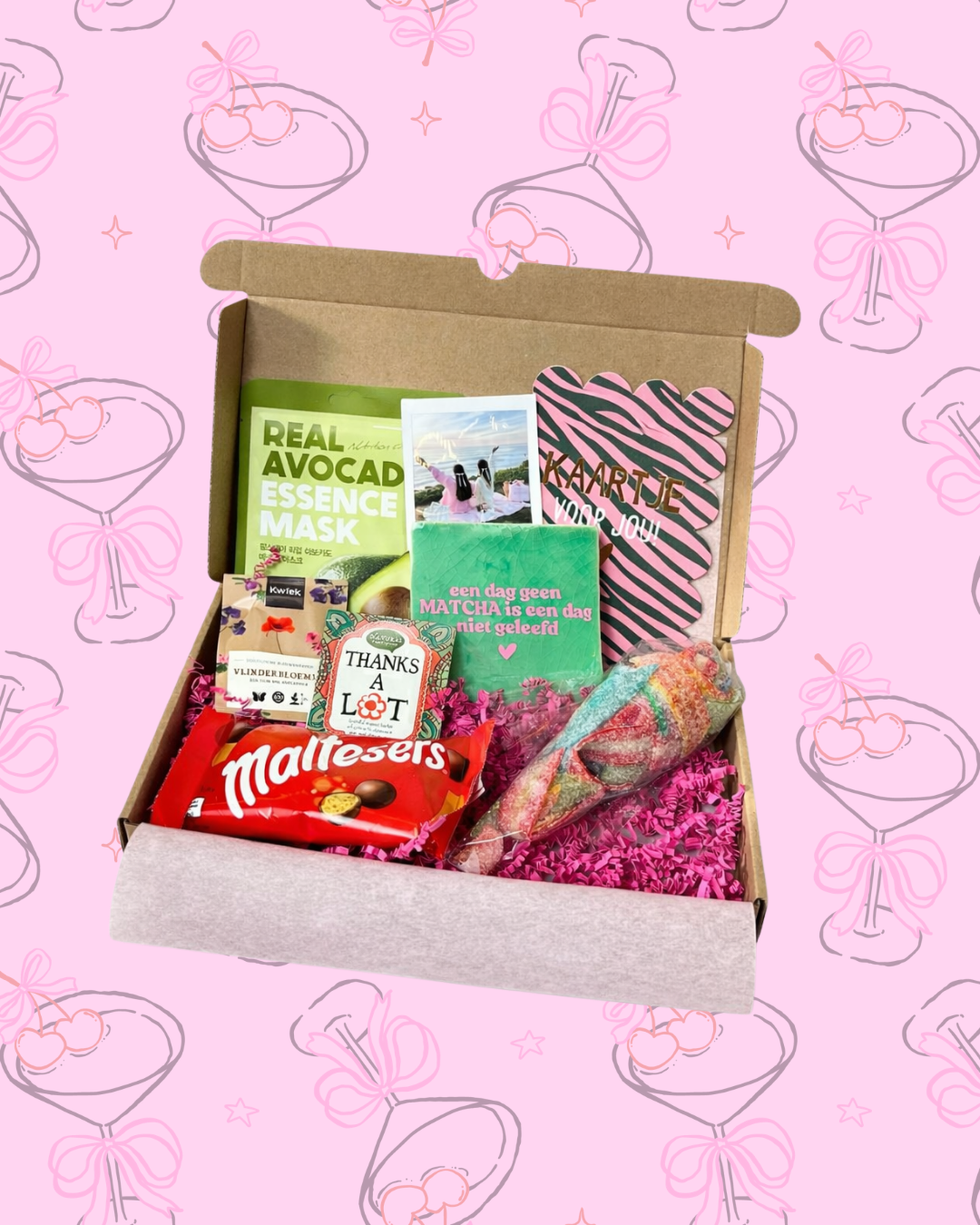 Cadeau boîte aux lettres avec carreau – composez vous-même