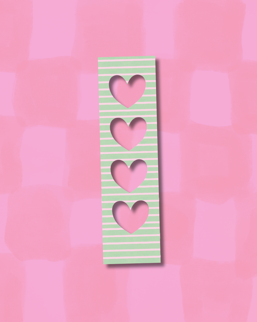 Cadre Photo Magnétique Cœurs – Photobooth (4 Photos)