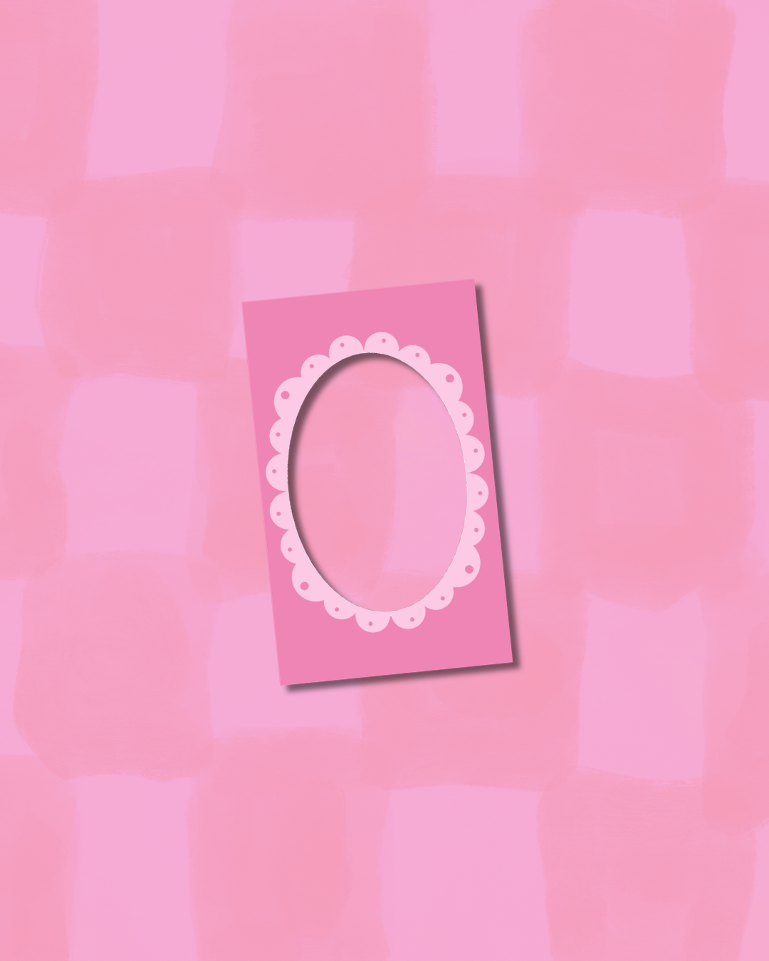 Cadre photo magnétique Scrapbook – Portrait Polaroid