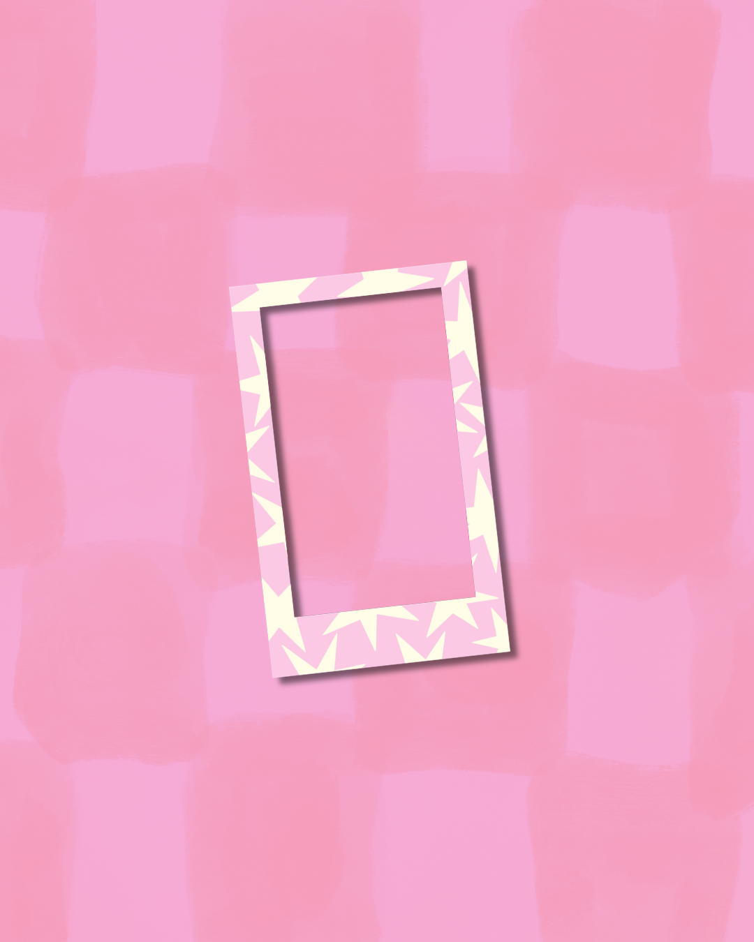 Cadre photo magnétique Étoiles – Portrait Polaroid