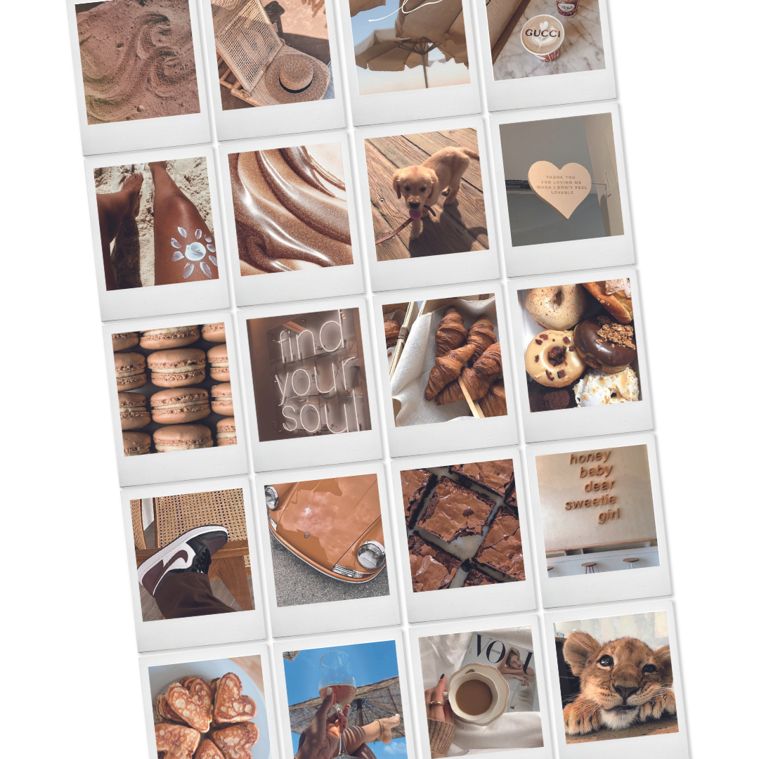 Lot de collage polaroïd Cannelle (20 impressions)