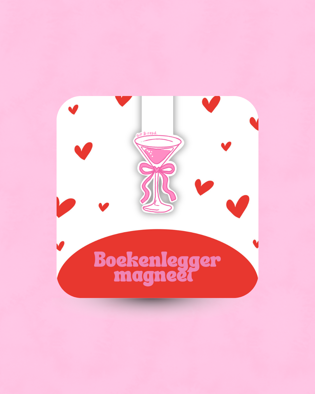 Marque-page magnétique Cocktail