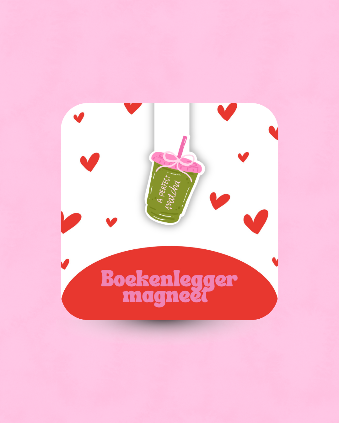 Marque-page magnétique Matcha