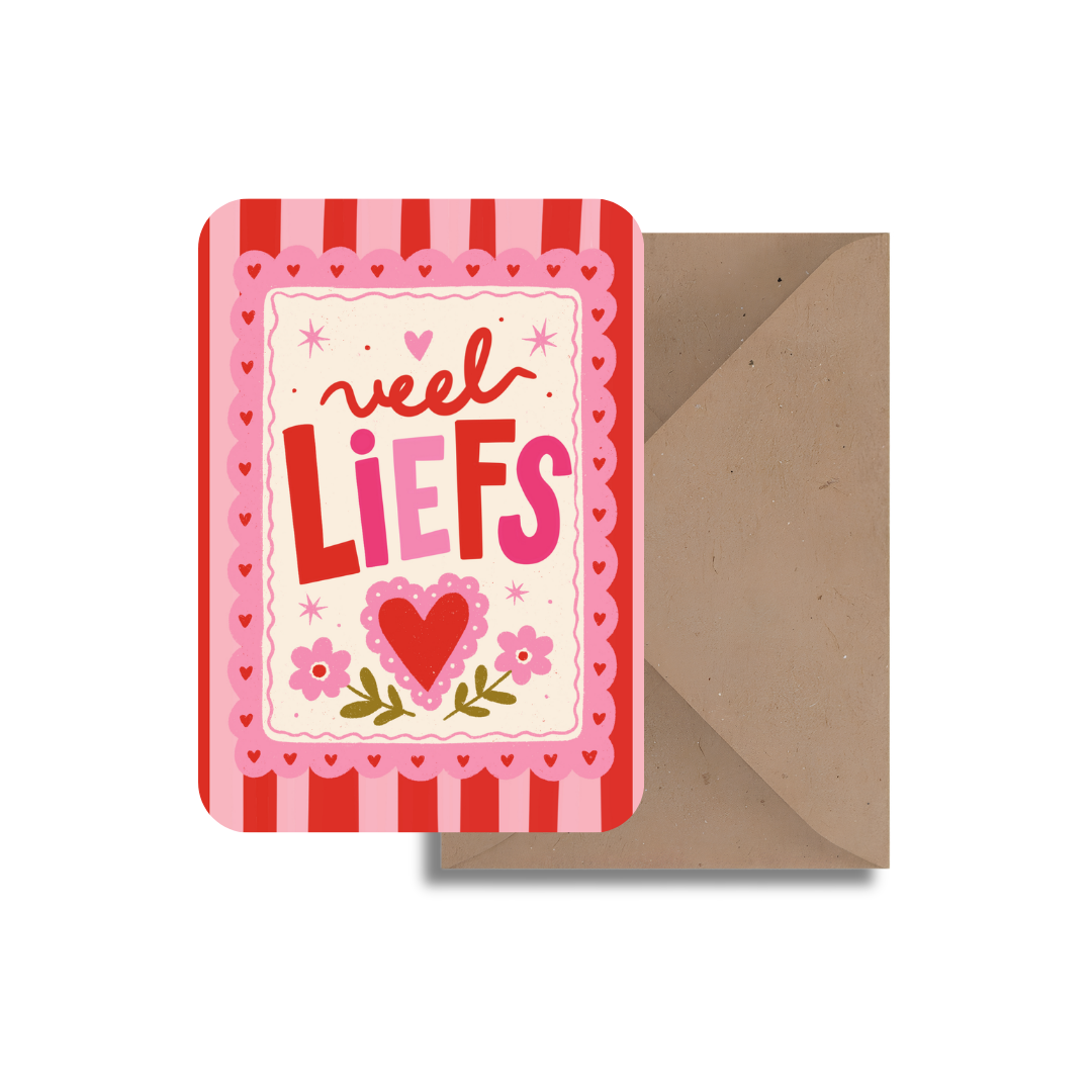 Veel liefs Kaart