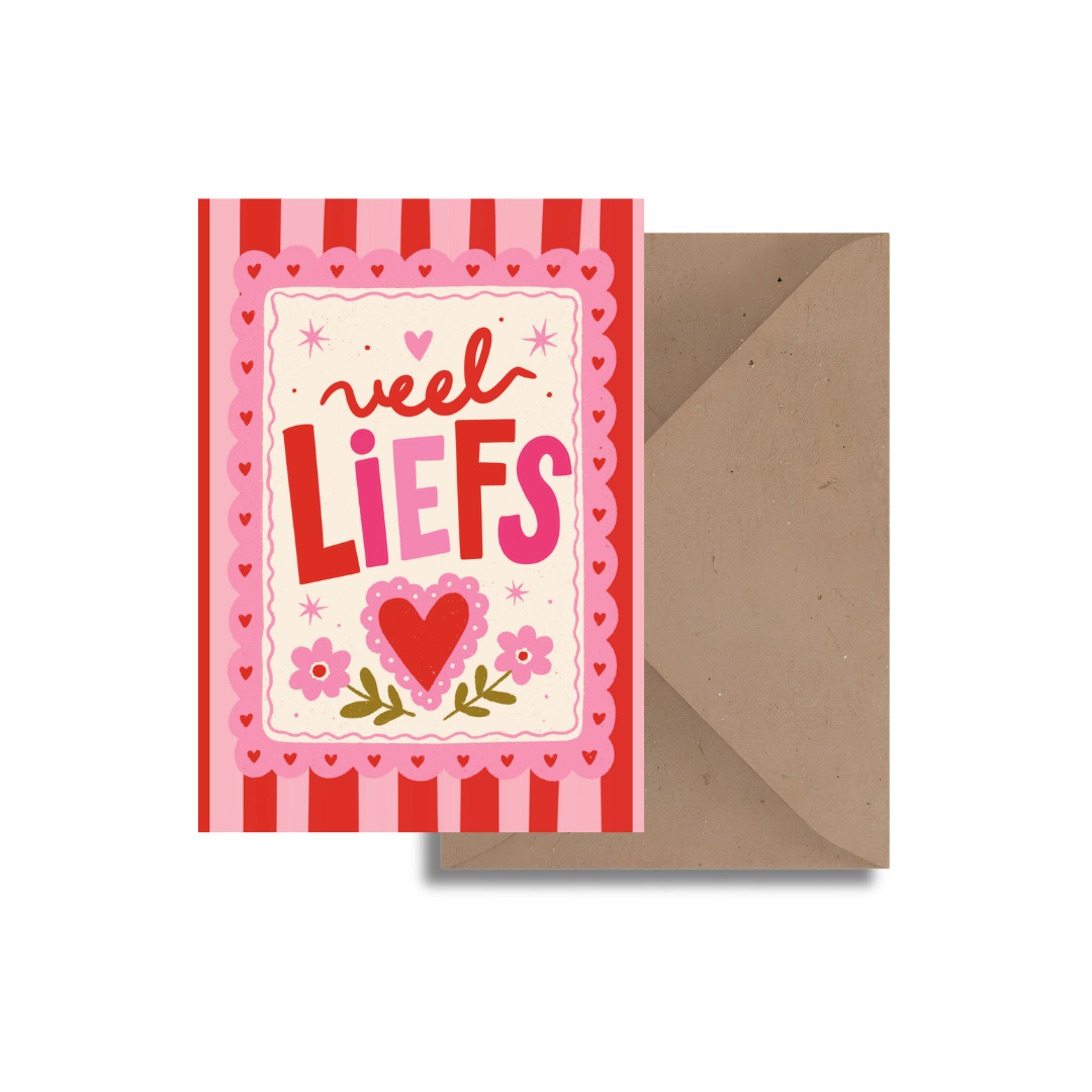 Veel liefs Kaart