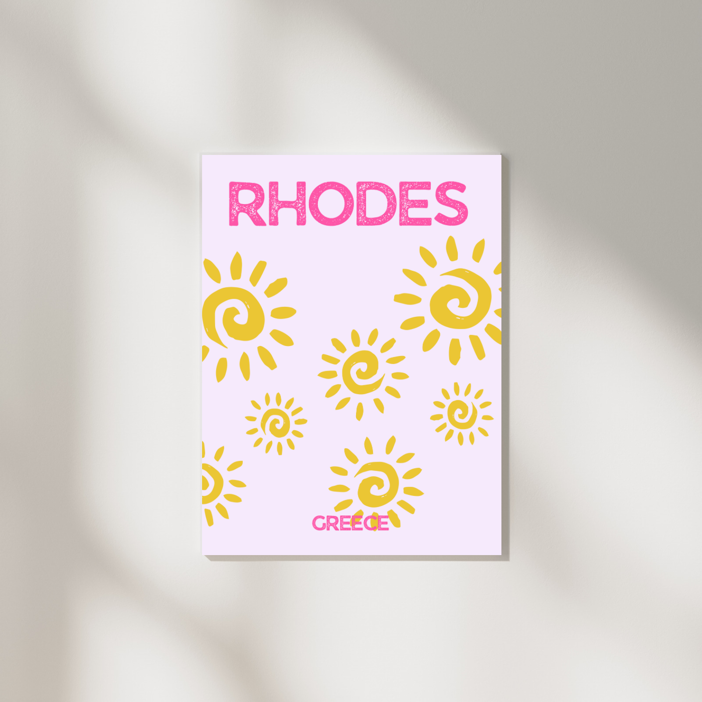 Poster Rhodes A4