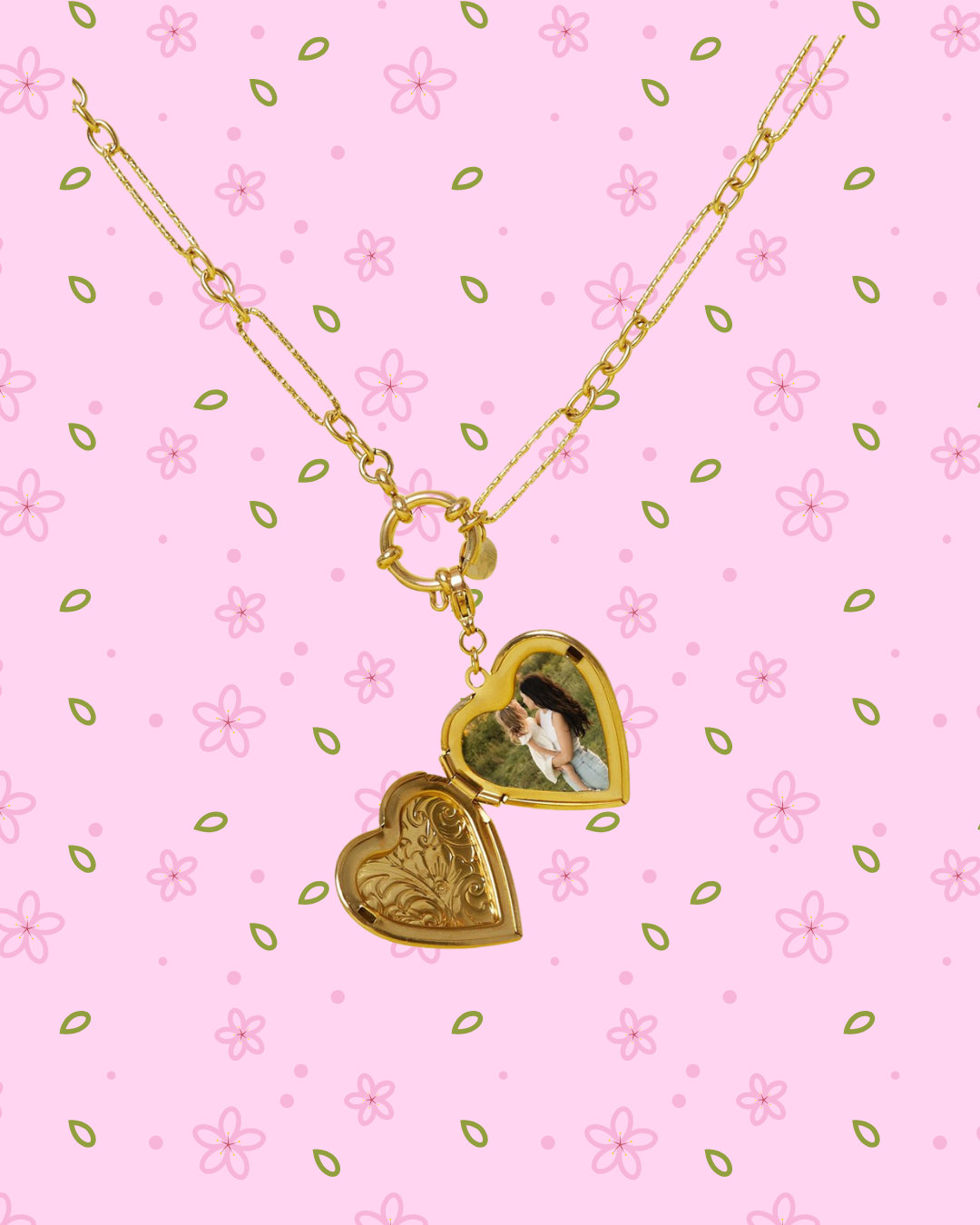 Collier avec pendentif photo