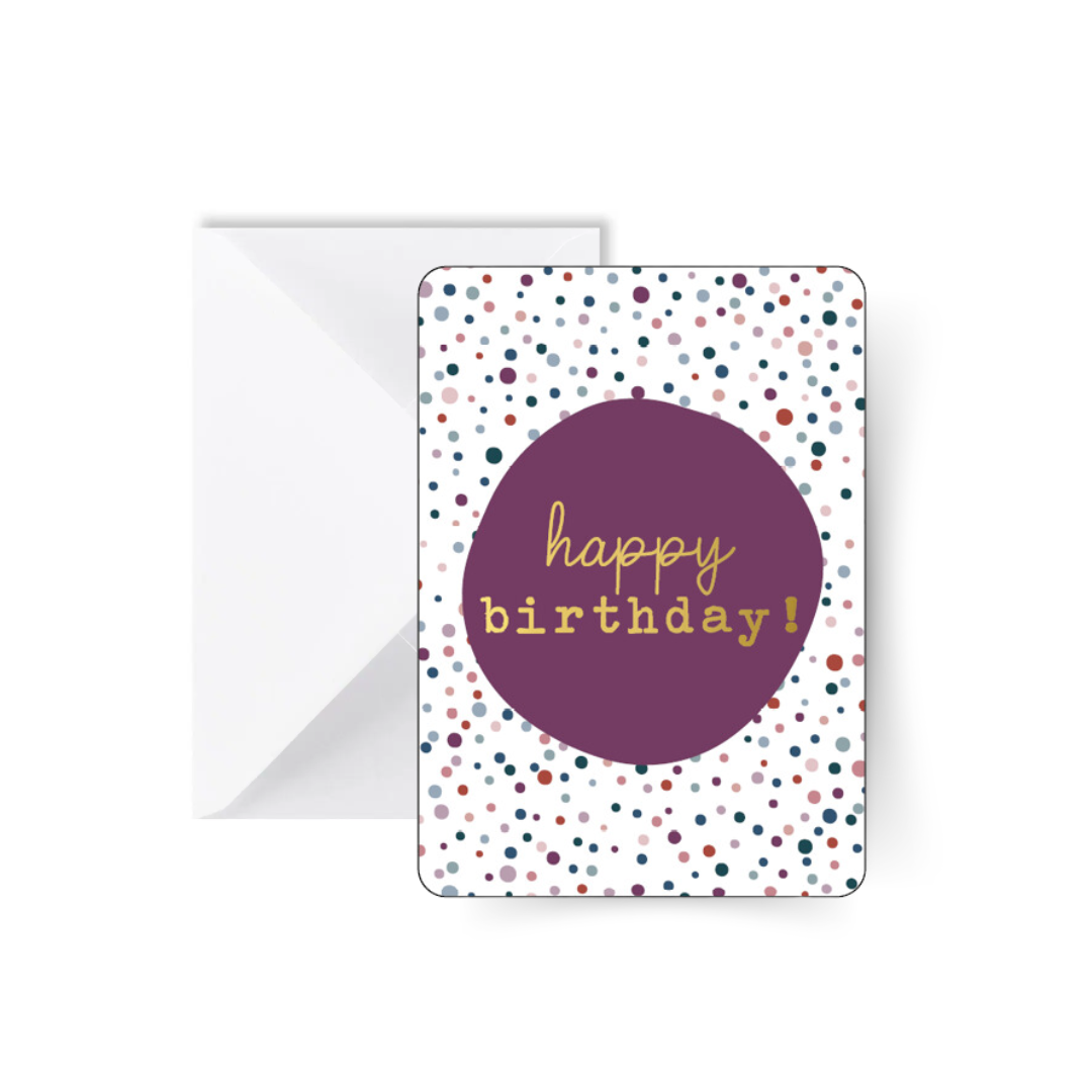 Joyeux Anniversaire ! Carte avec enveloppe