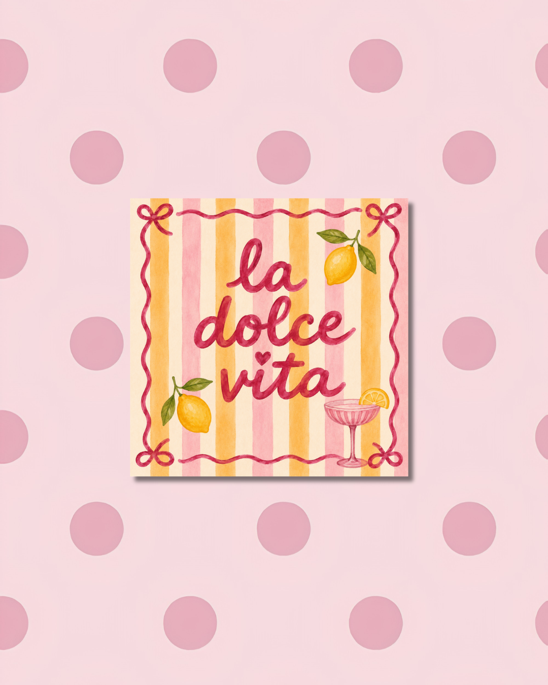 La Dolce Vita Tegeltje