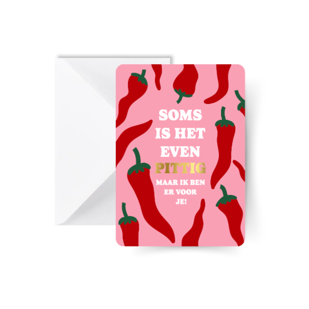 Sometimes it's Tough… Card with Envelope