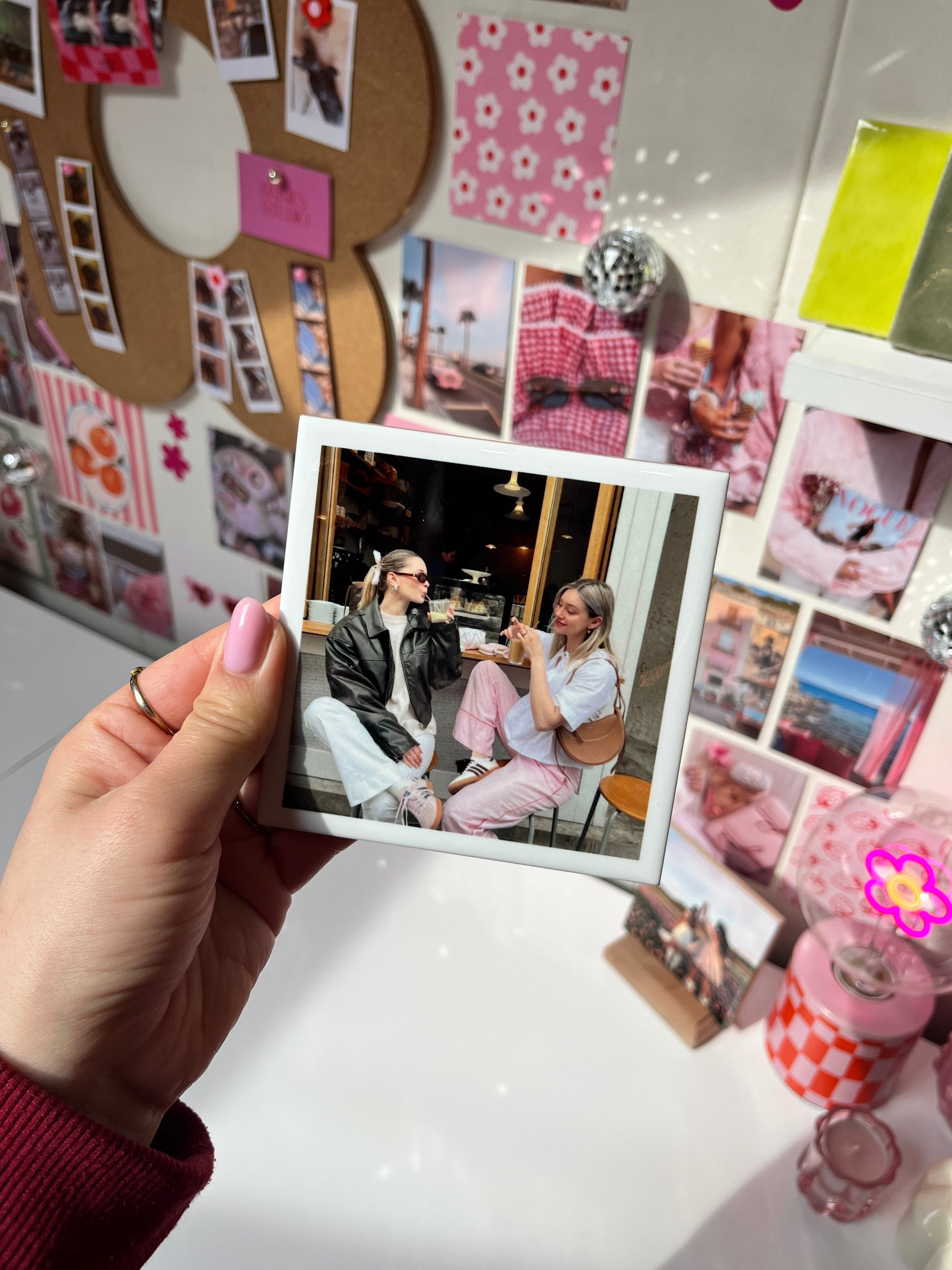 Carreau photo personnalisé – bord blanc