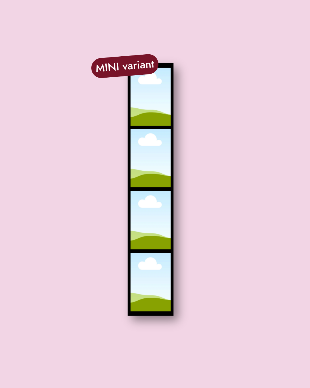 Mini bande photo personnalisée – pour coque de téléphone