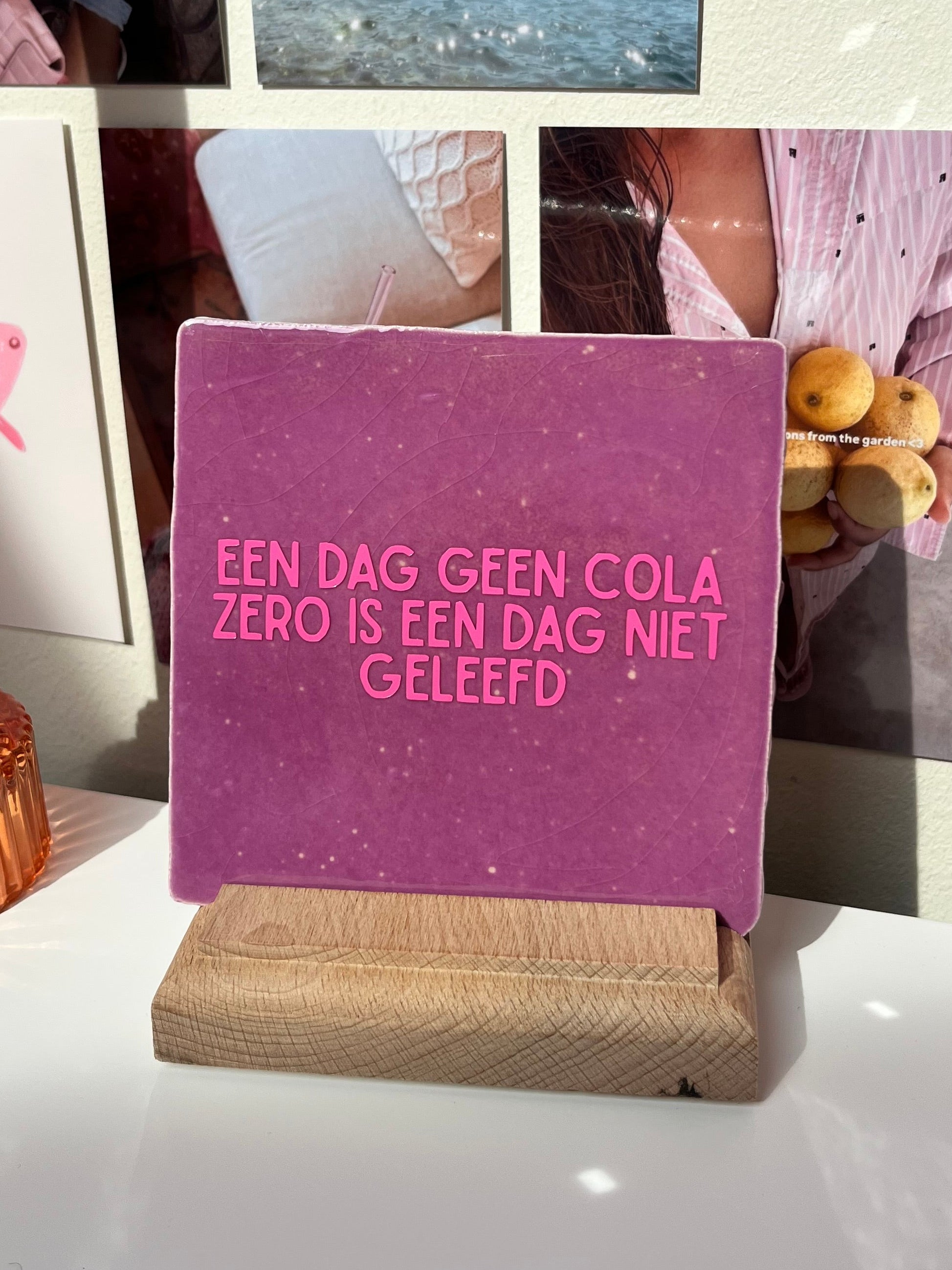 Support en bois pour carreaux