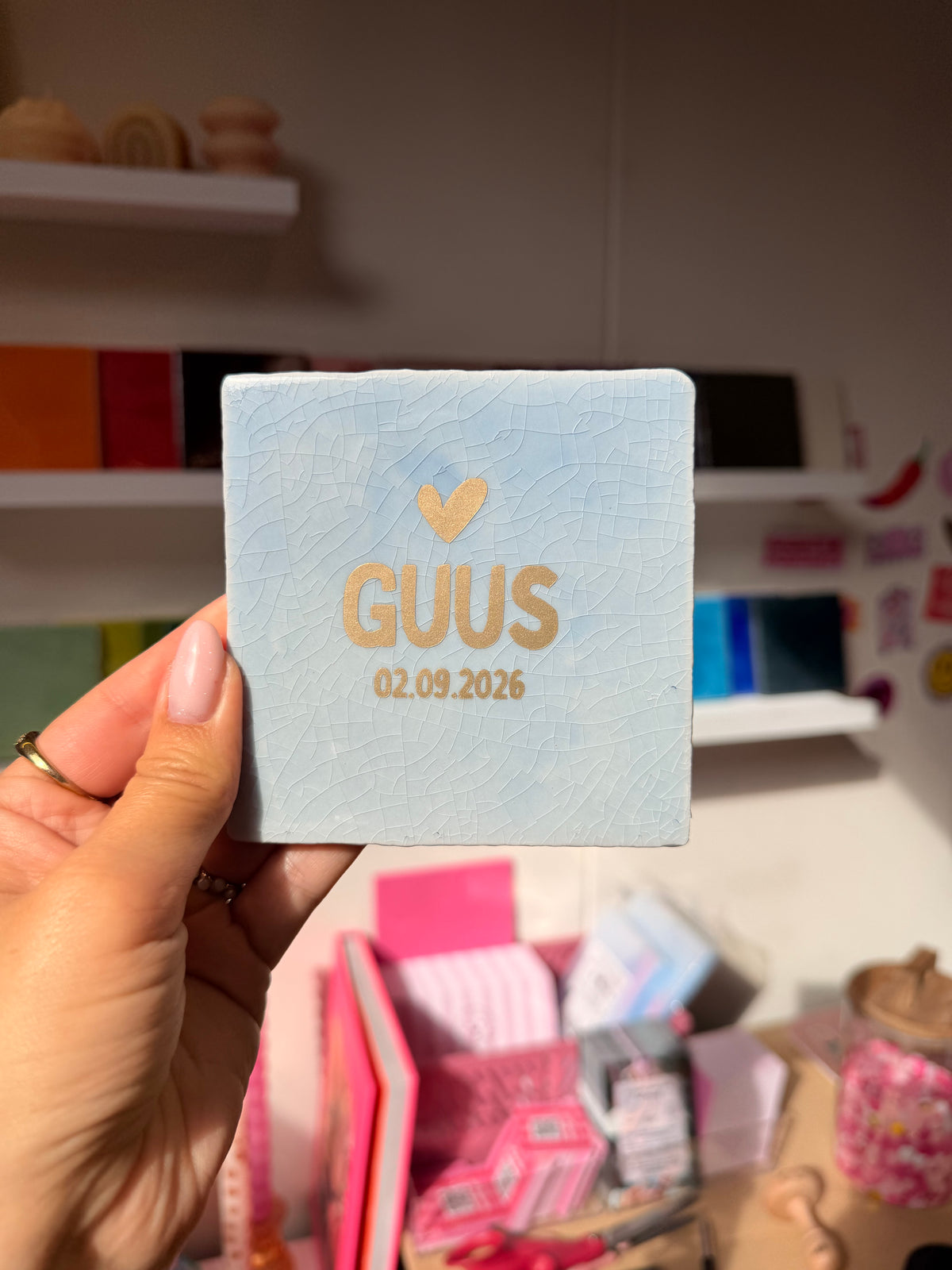 Carreau de naissance personnalisé