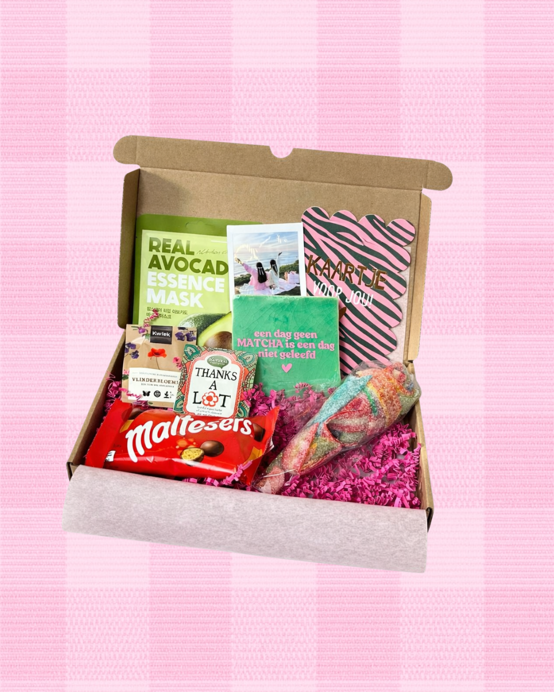 Cadeau boîte aux lettres avec carreau – composez vous-même
