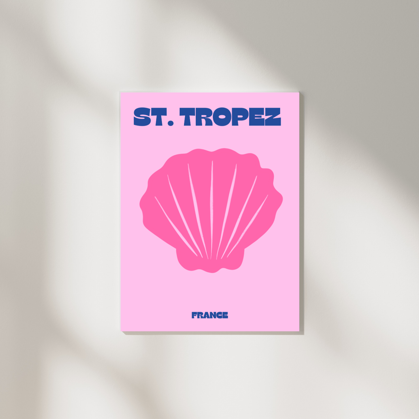 Poster A4 Saint-Tropez
