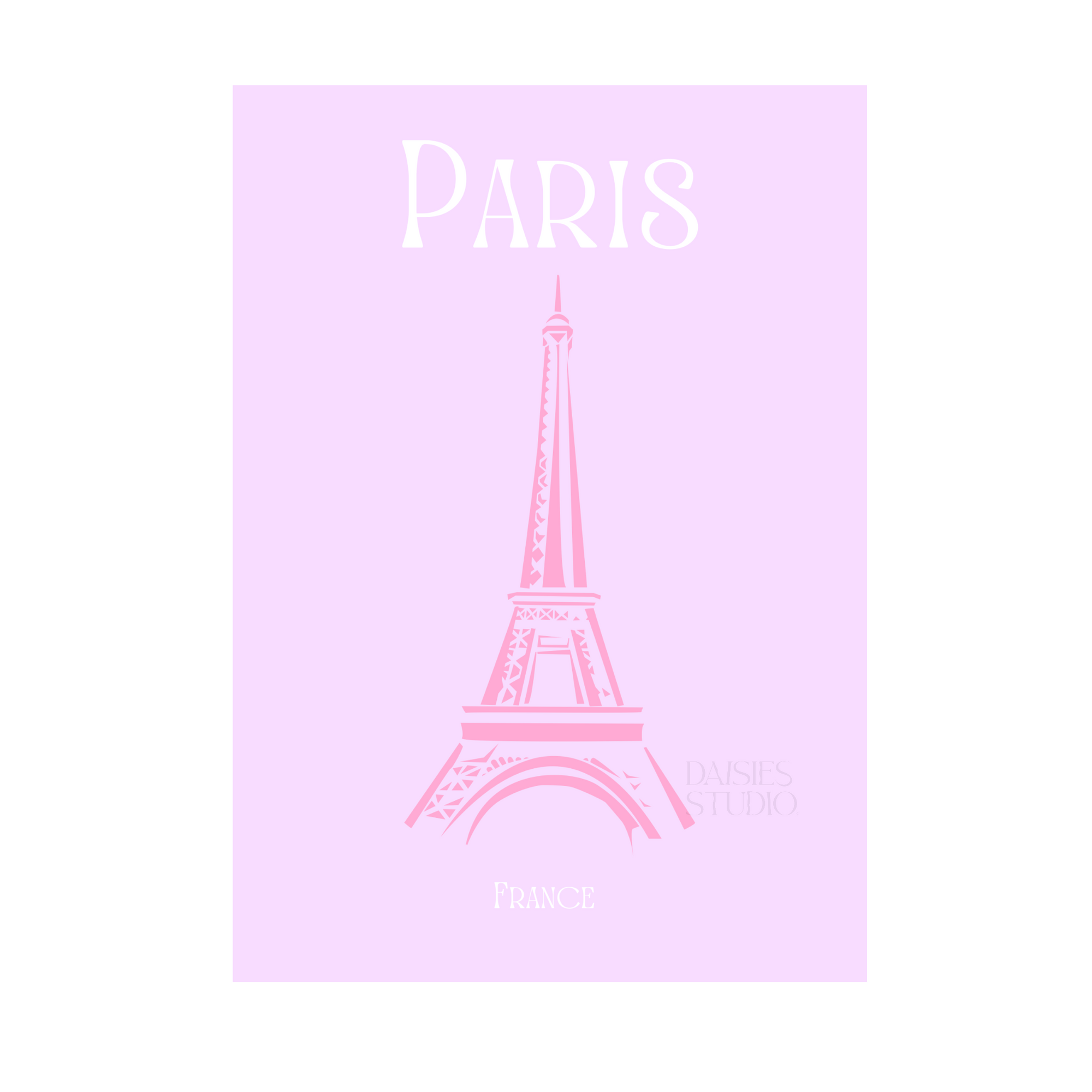 Poster A4 Paris