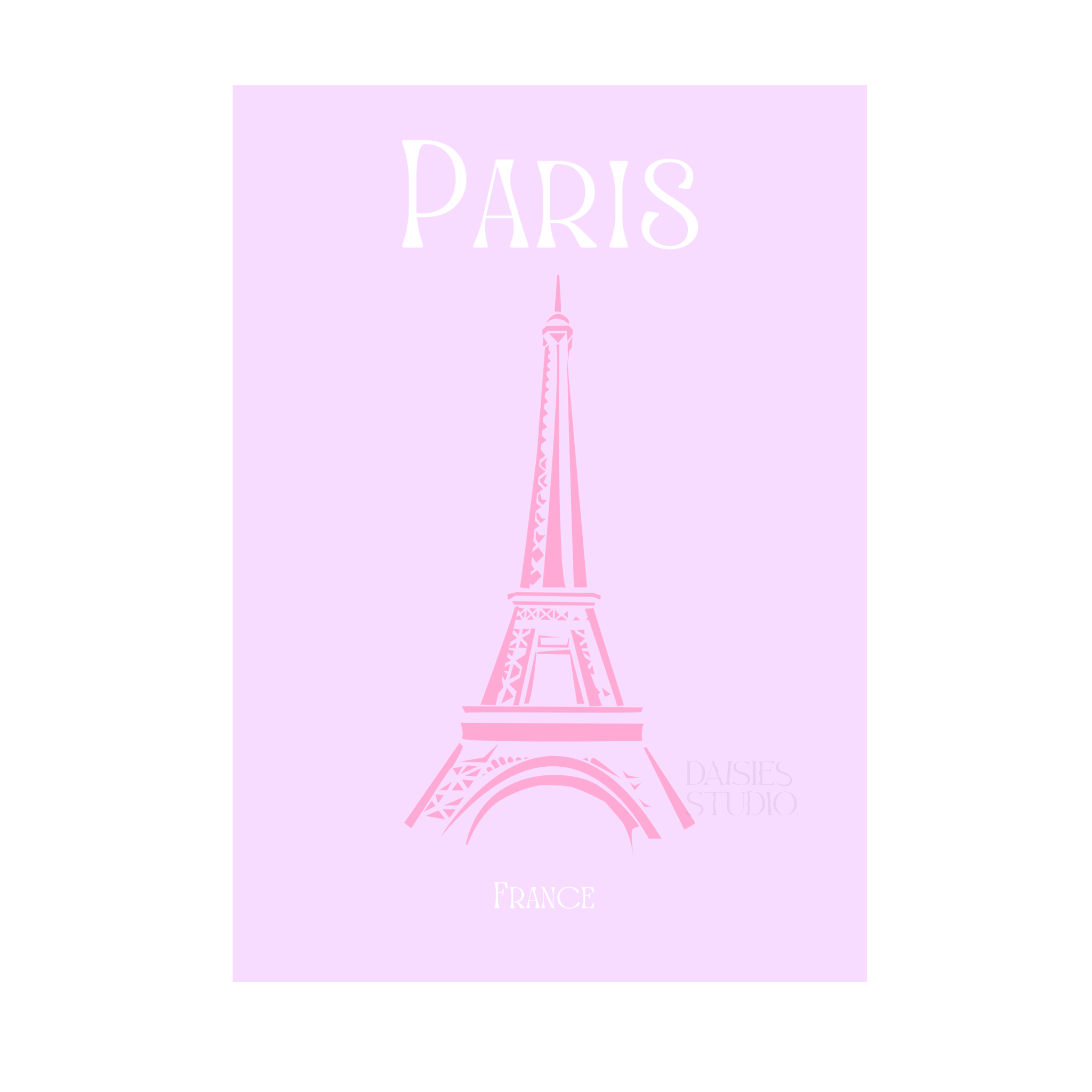 Poster A4 Paris