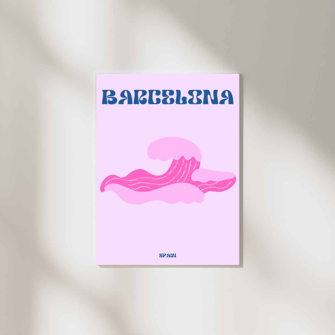 Poster A4 Barcelone