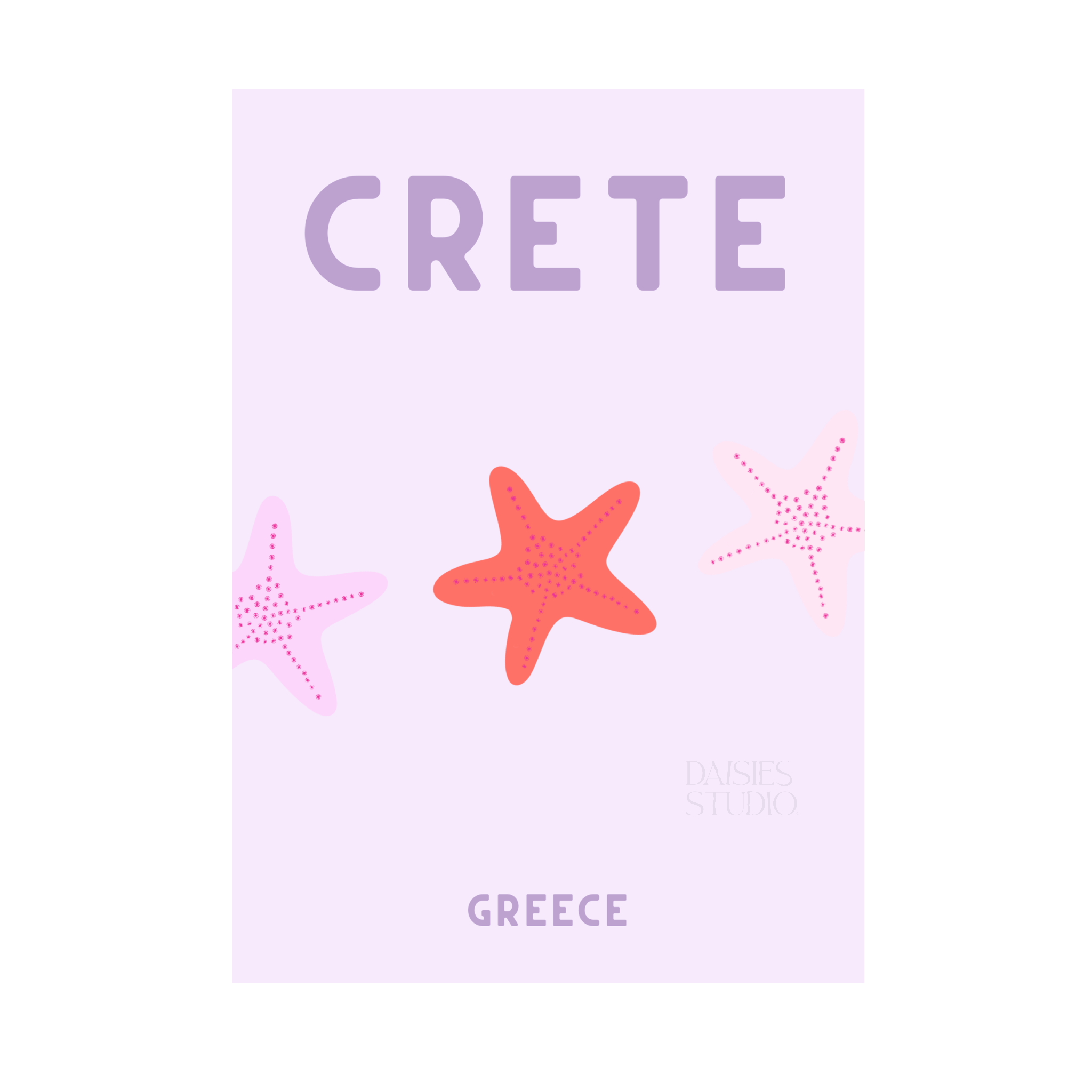 Poster A4 Crète