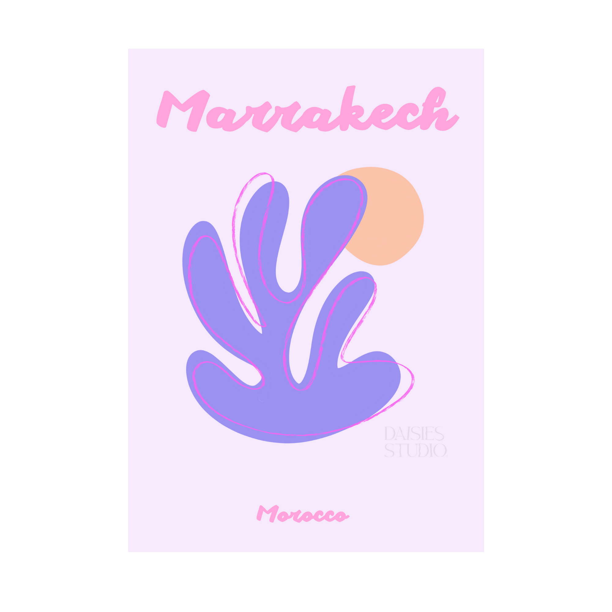 Poster A4 Marrakech