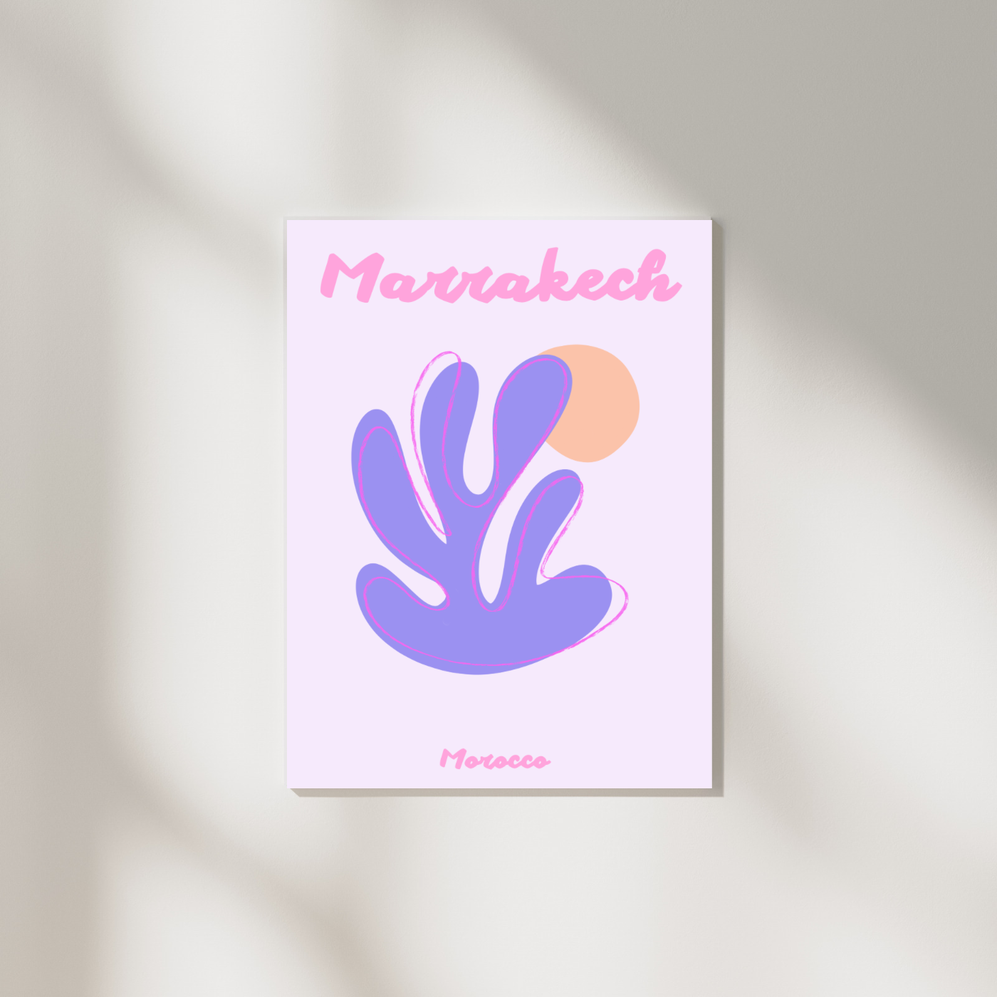 Poster A4 Marrakech