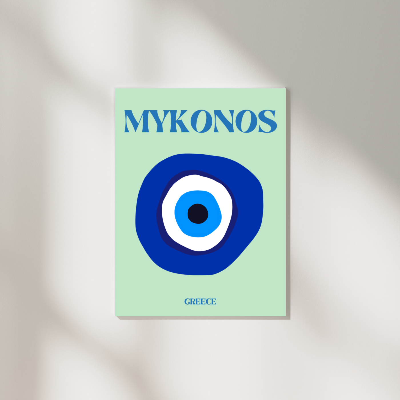 Poster A4 Mykonos